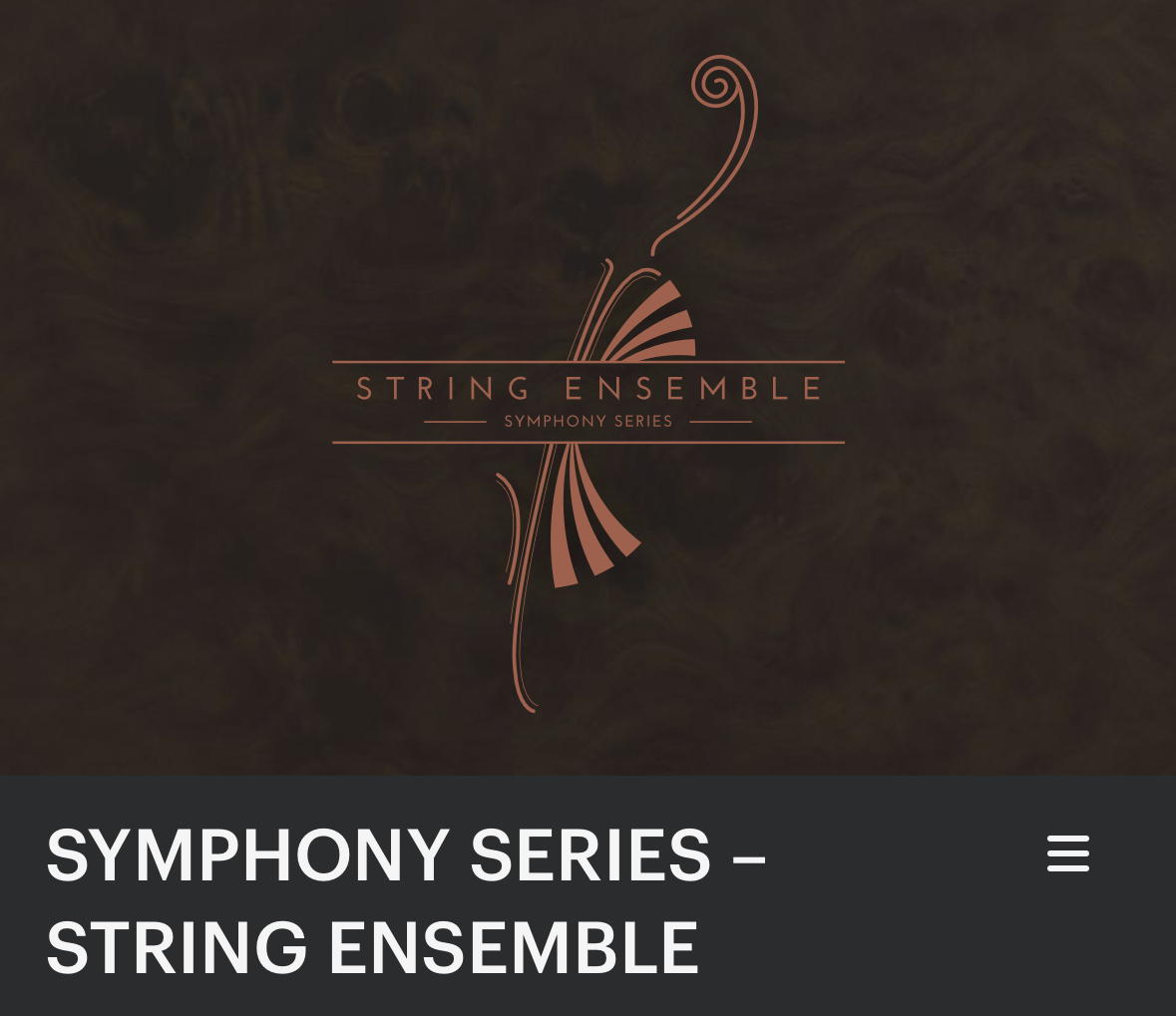 Native Instruments symphony string ensemble