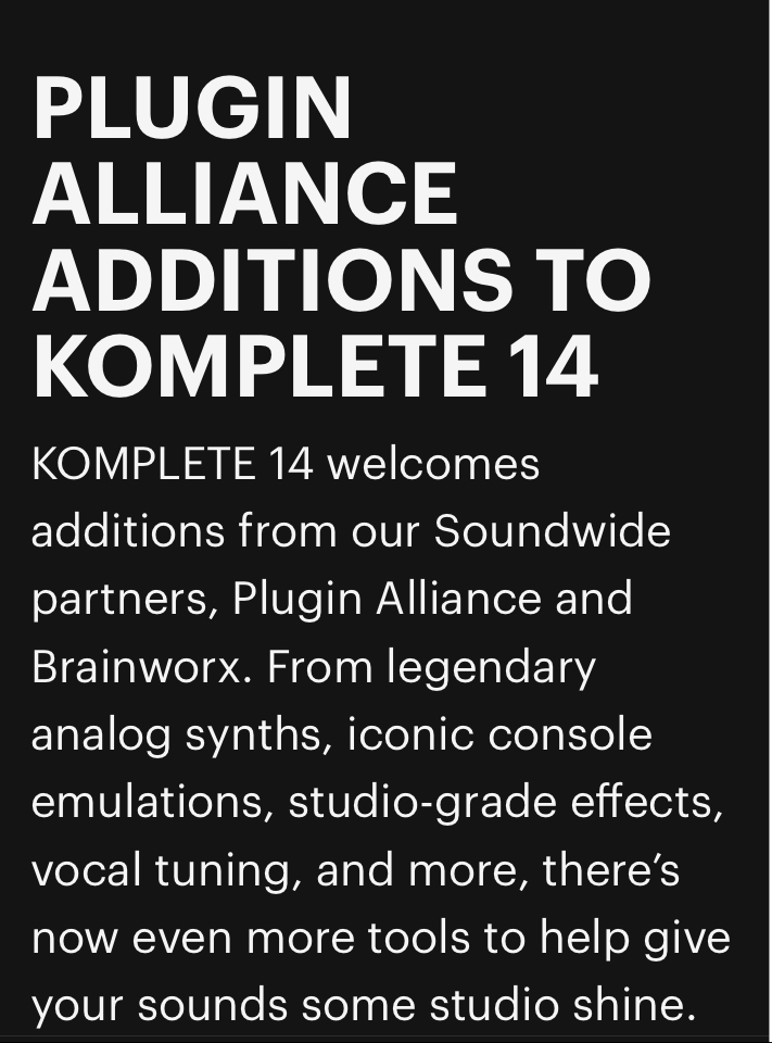 Plugin Alliance Plugin Alliance Bundle for KOMPLETE 14 COLLECTOR'S