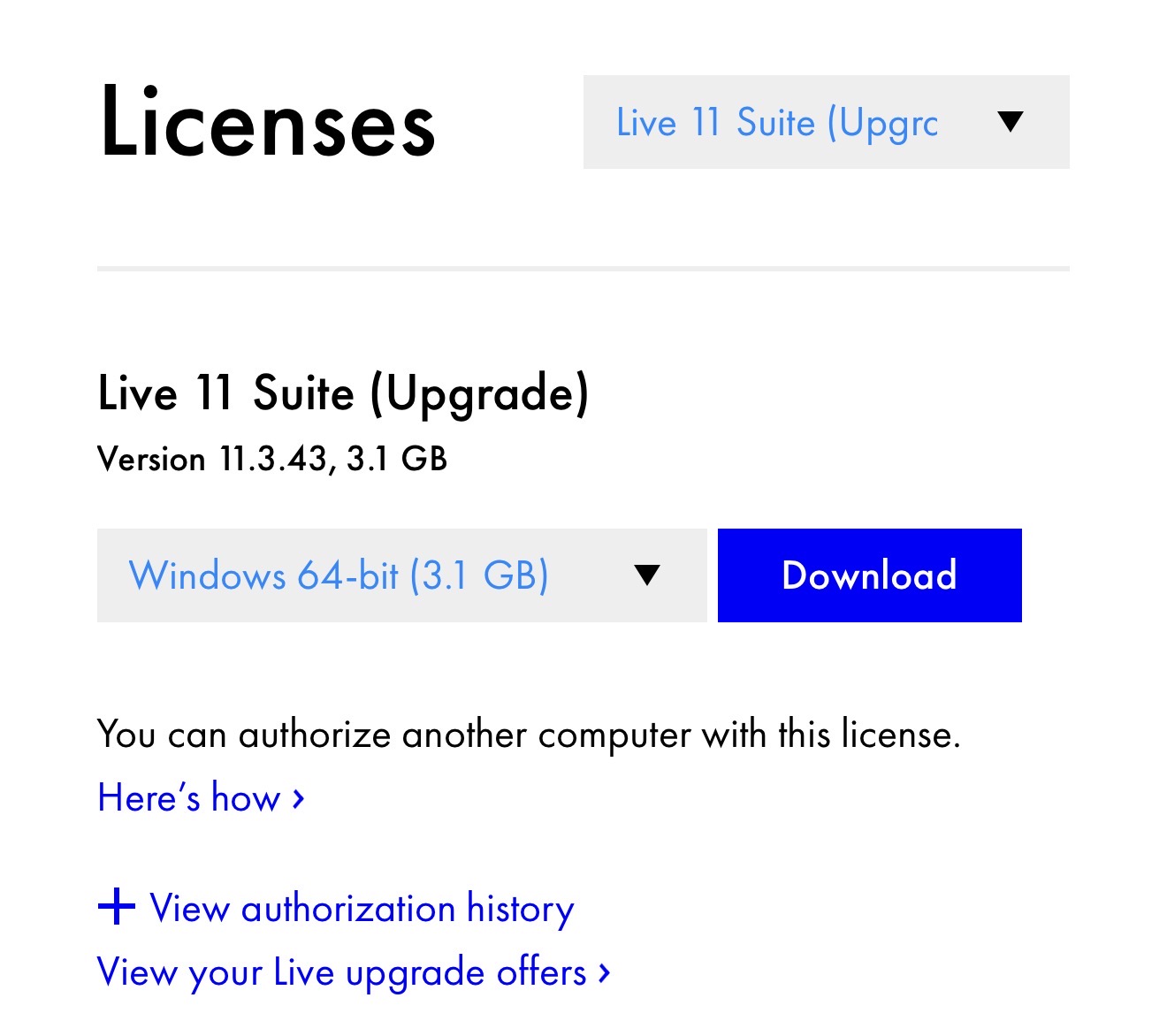 Ableton Live 11 suite upgrade