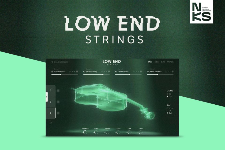 Native Instruments 10 Phantom Rooms - Low End Strings NKS Exclusive