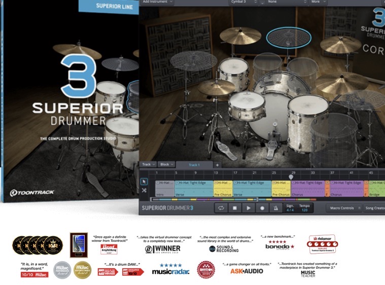 Toontrack Superior Drummer 3