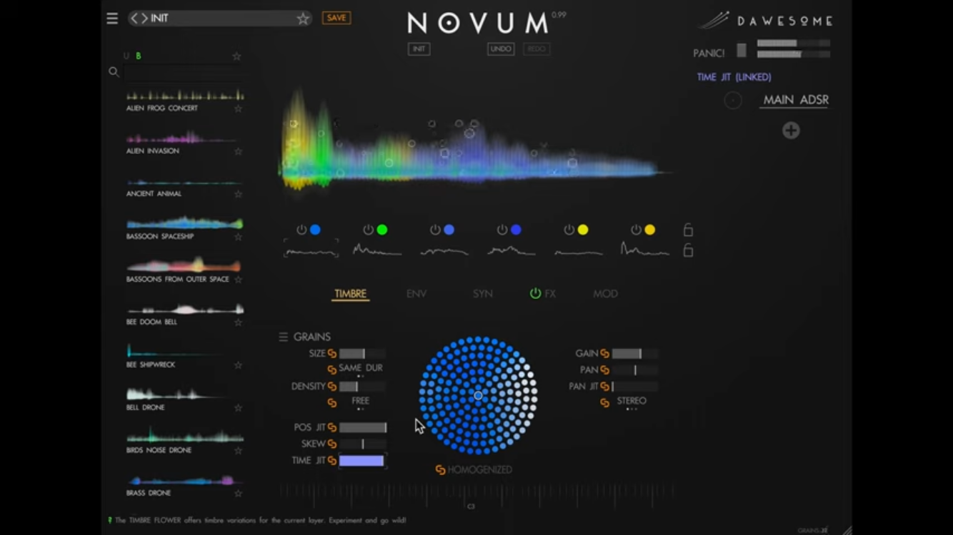 Tracktion Novum Granular Synth