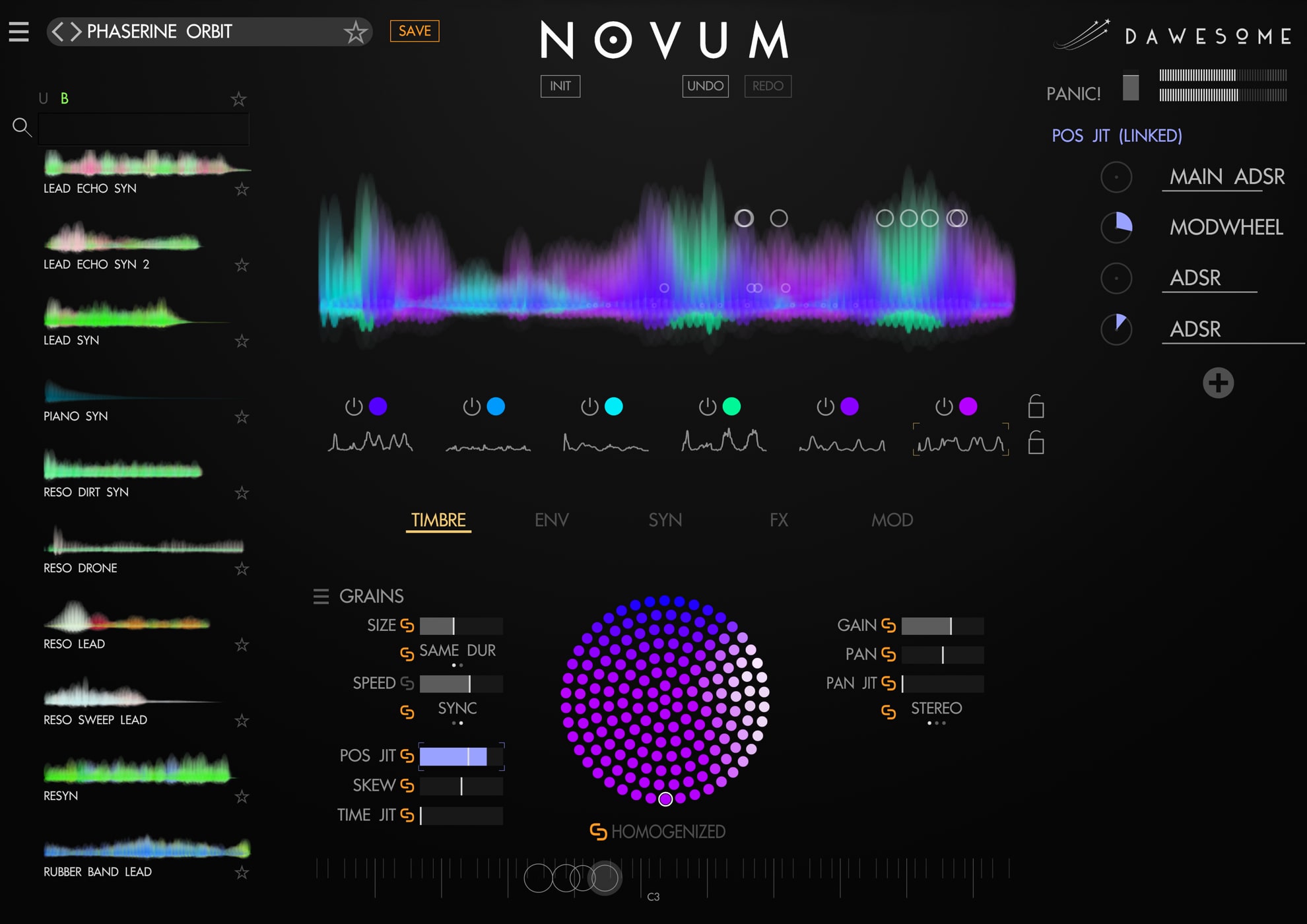 Tracktion Novum + Chop Suey