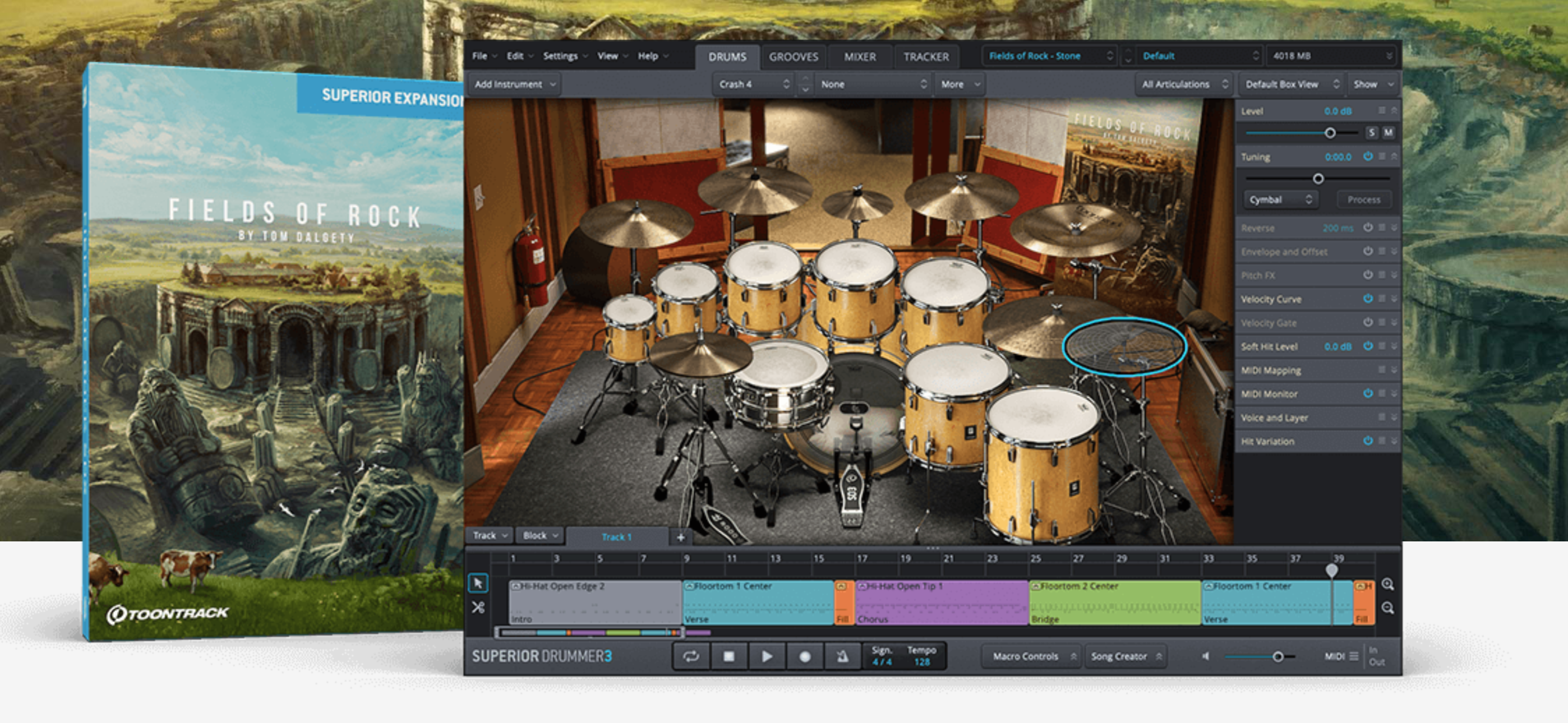 Toontrack SDX: Fields of Rock