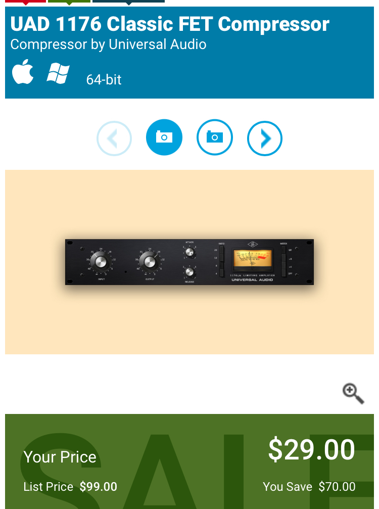 Universal-Audio 1176 Classic FET