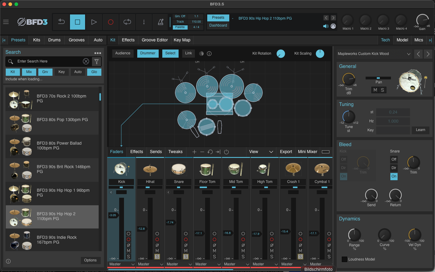 BFD BFD3.5 + Dark Farm + Modern Retro