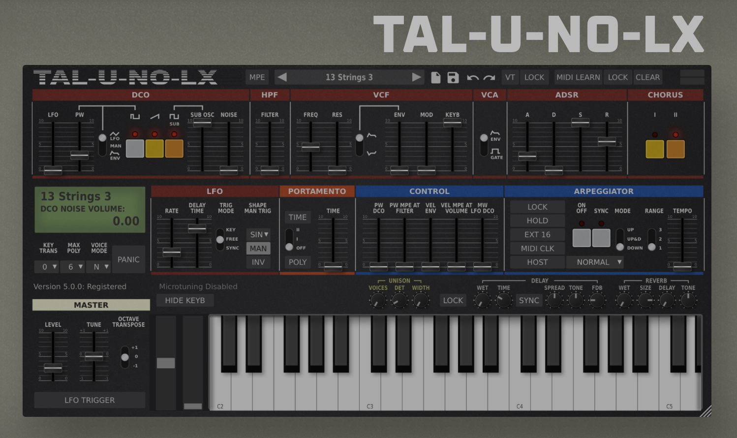 TAL-Togu Audio line TAL-U-NO-LX