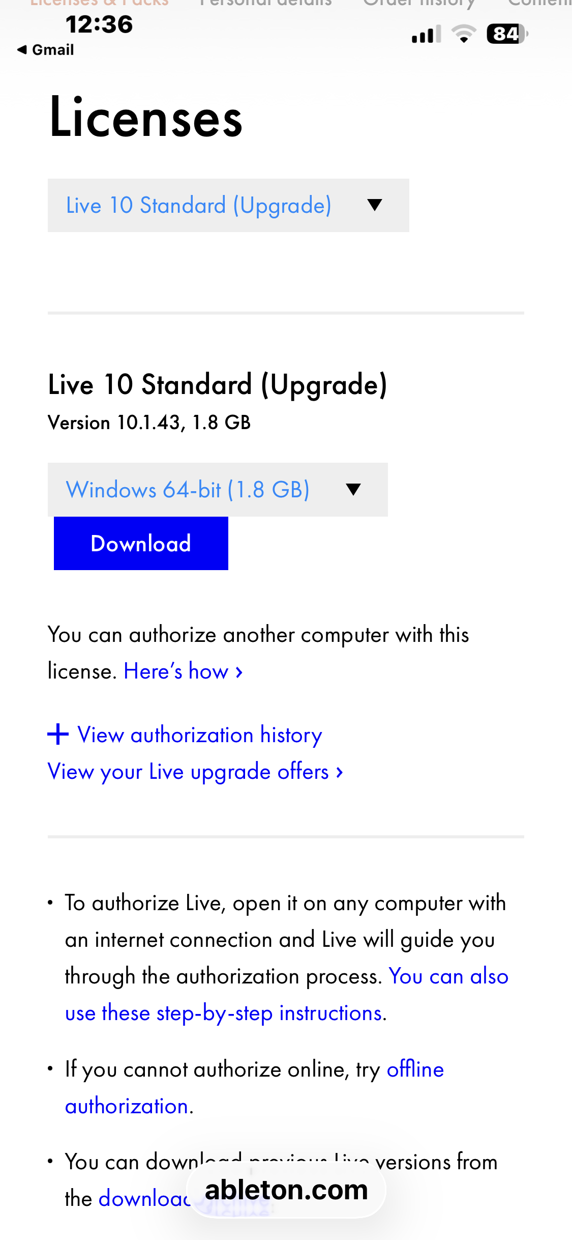 Ableton Ableton Live 10 Standard