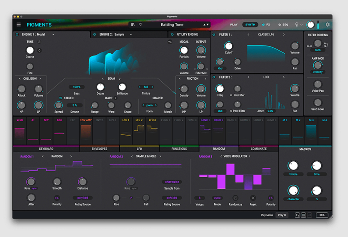 Arturia PIGMENTS 6 + SPECTRUM SOUND PACK