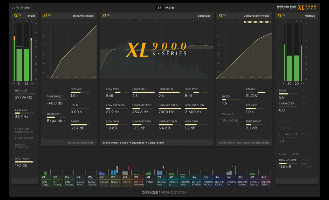 Softube SSL XL 9000 K Series