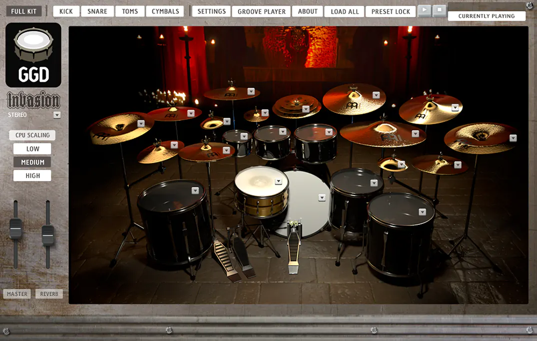 GetGood Drums Invasion Midi Drum Library