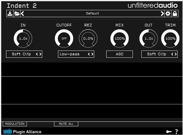 Unfiltered Audio Indent 2