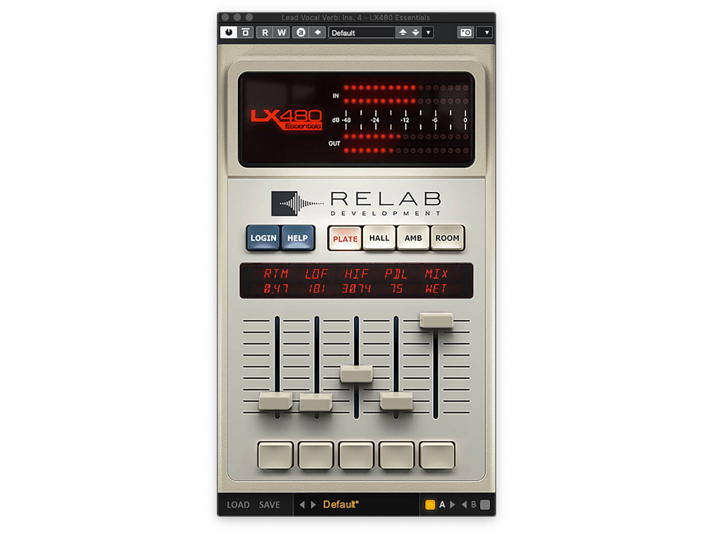 Relab LX480 Essentials Reverb