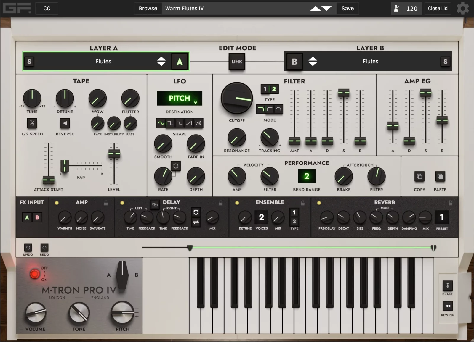 GForce M-Tron Pro IV w/ Hainbach Artist Expansion