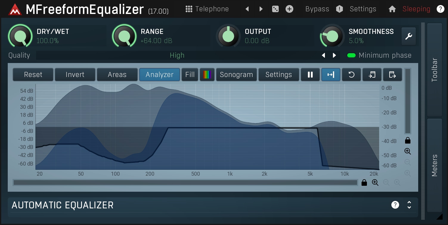 Meldaproduction MFreeform Equalizer