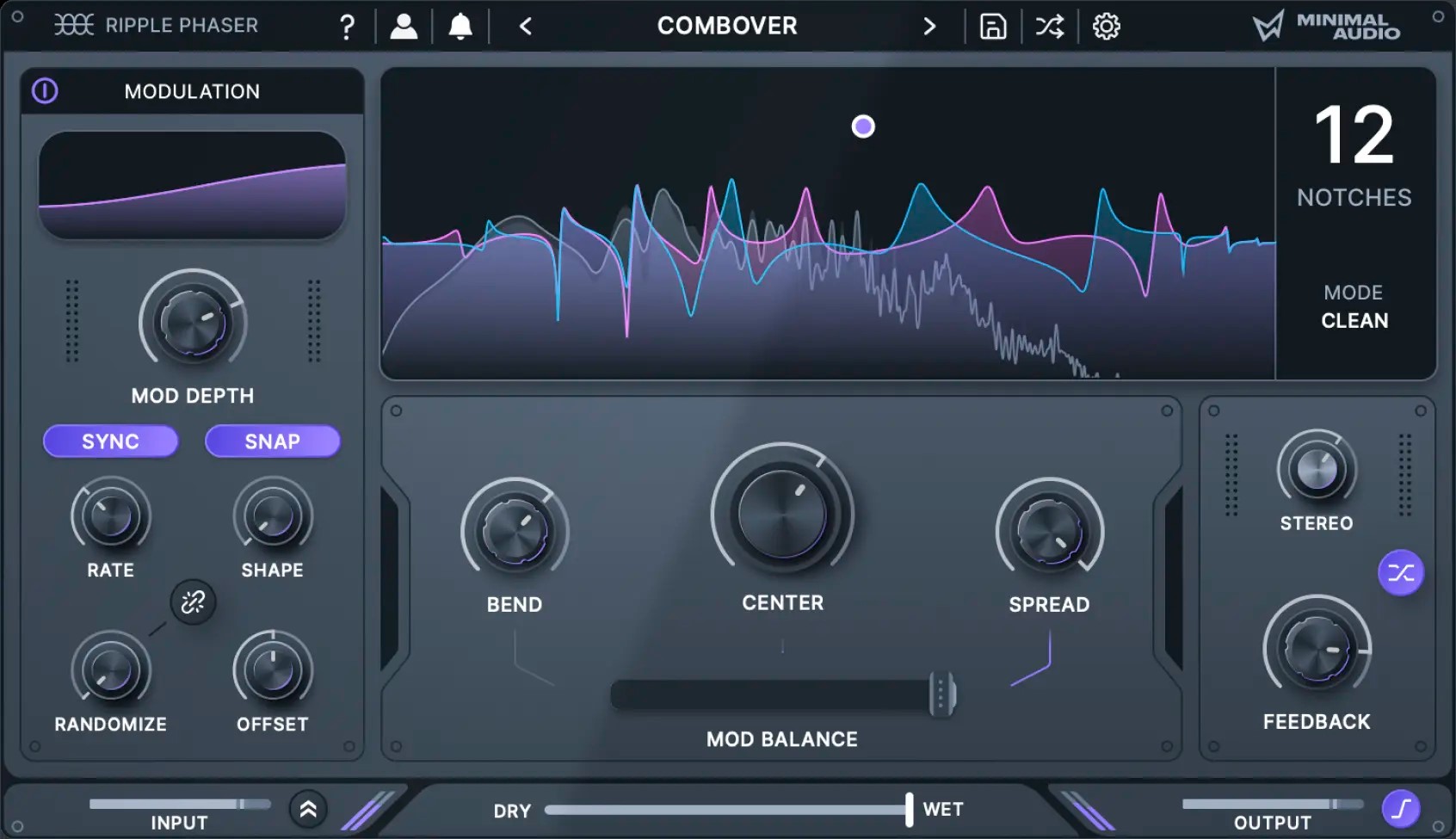 Minimal Audio Ripple Phaser