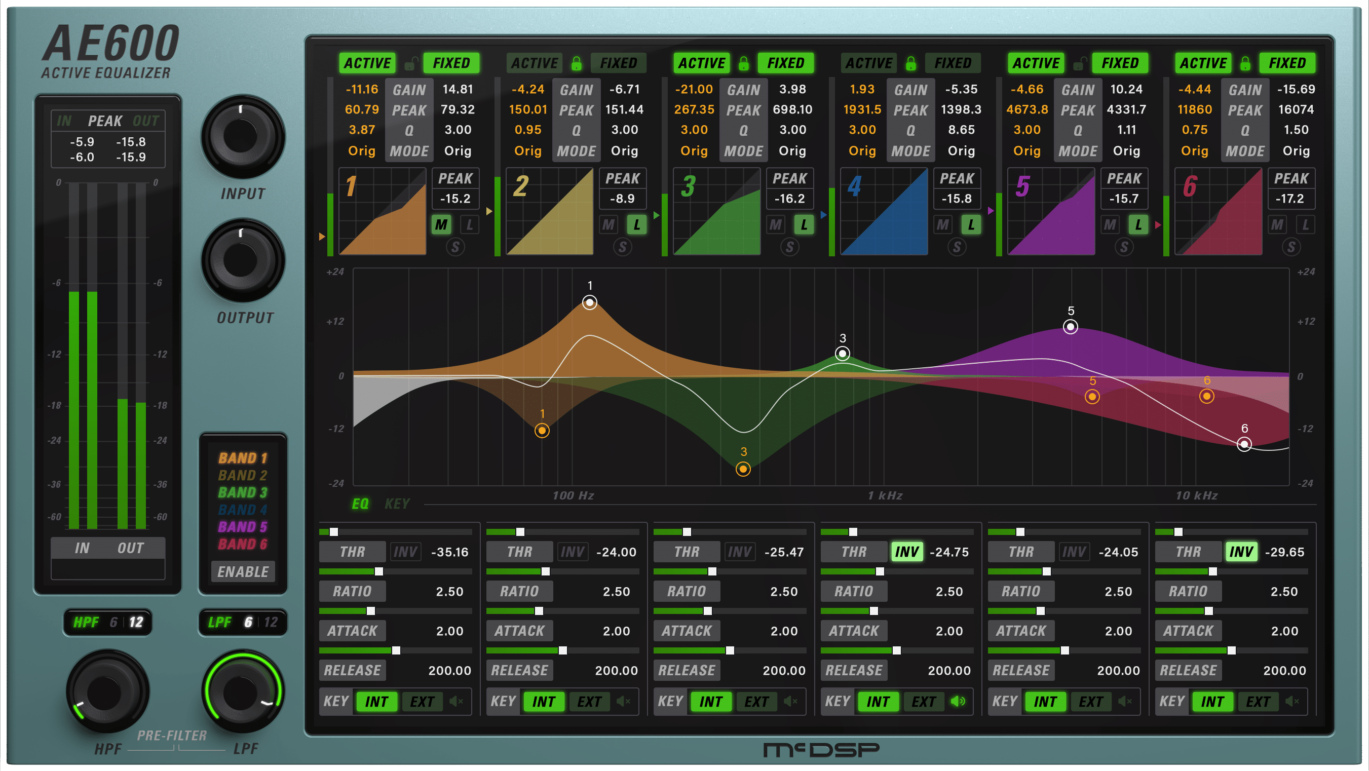 McDSP McDSP AE600 Active EQ V7