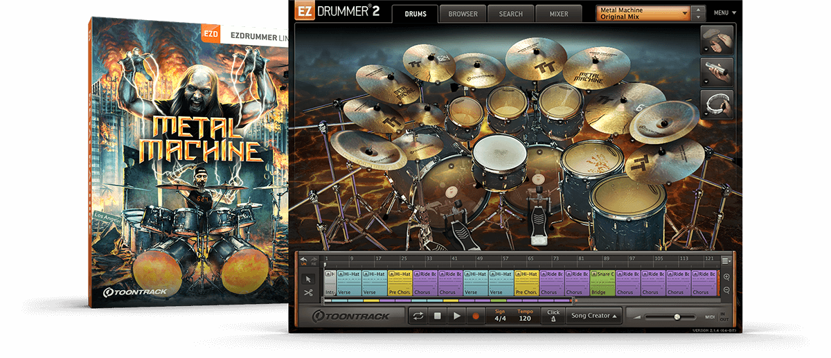 Toontrack EZX - Metal  Machine