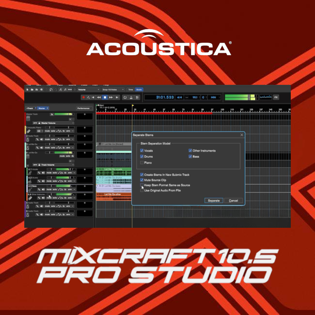acustica mixcraft pro 10