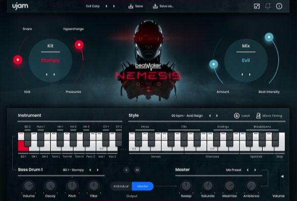 Ujam Beatmaker Nemesis (Sci-Fi, Half-Time & Break)