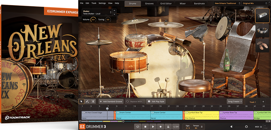 Toontrack New Orleans EZX