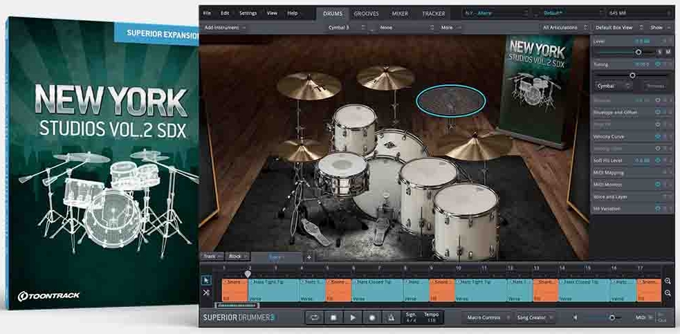 Toontrack New York Studios Vol. 2 SDX