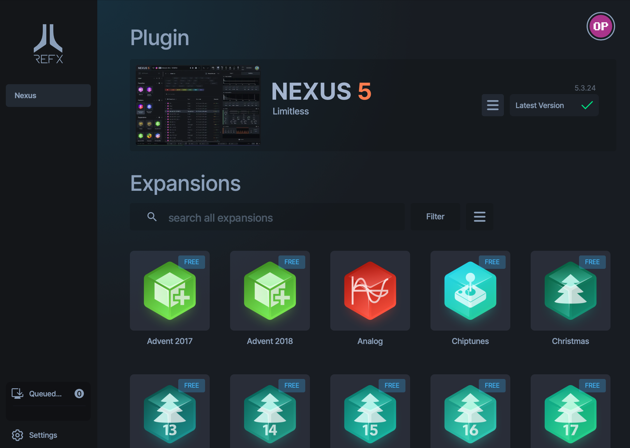 reFX Nexus 5 with expansions