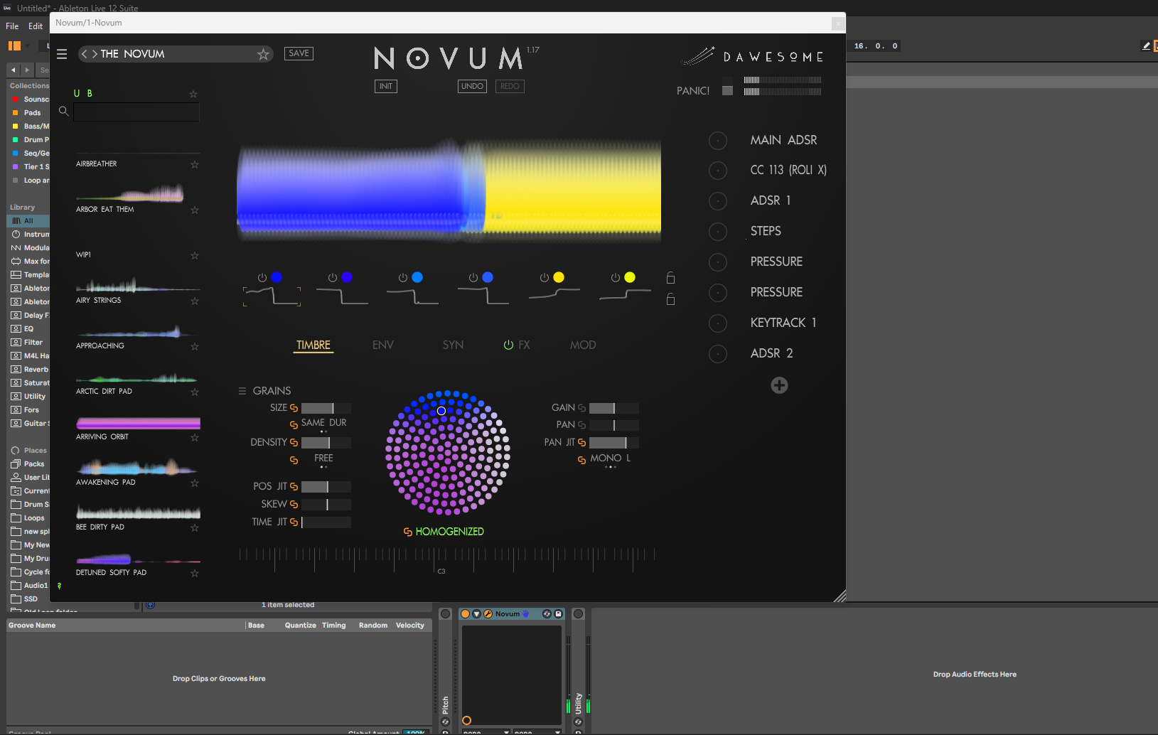 Tracktion Novum