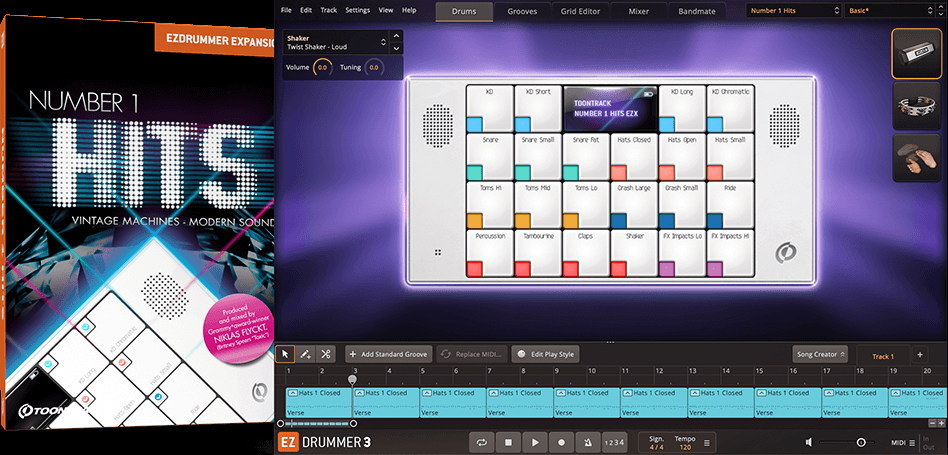 Toontrack Number 1 Hits EZX