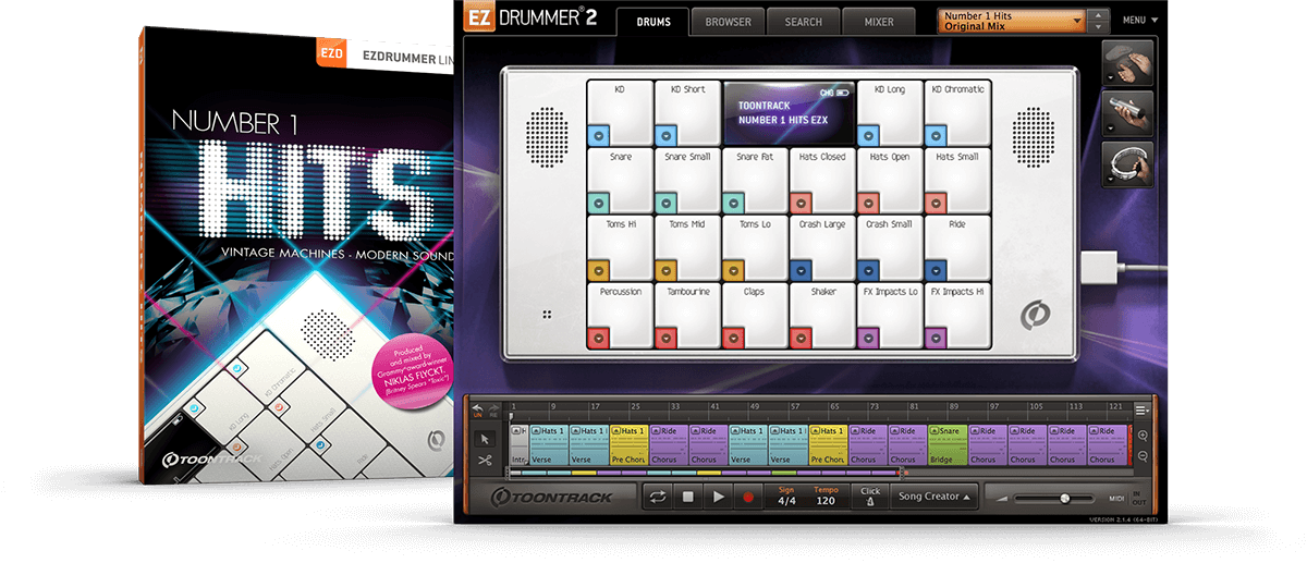 Toontrack EZX - Number 1/One  Hits