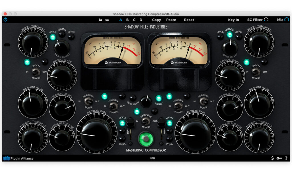 Brainworx Shadow Hills Mastering Compressor