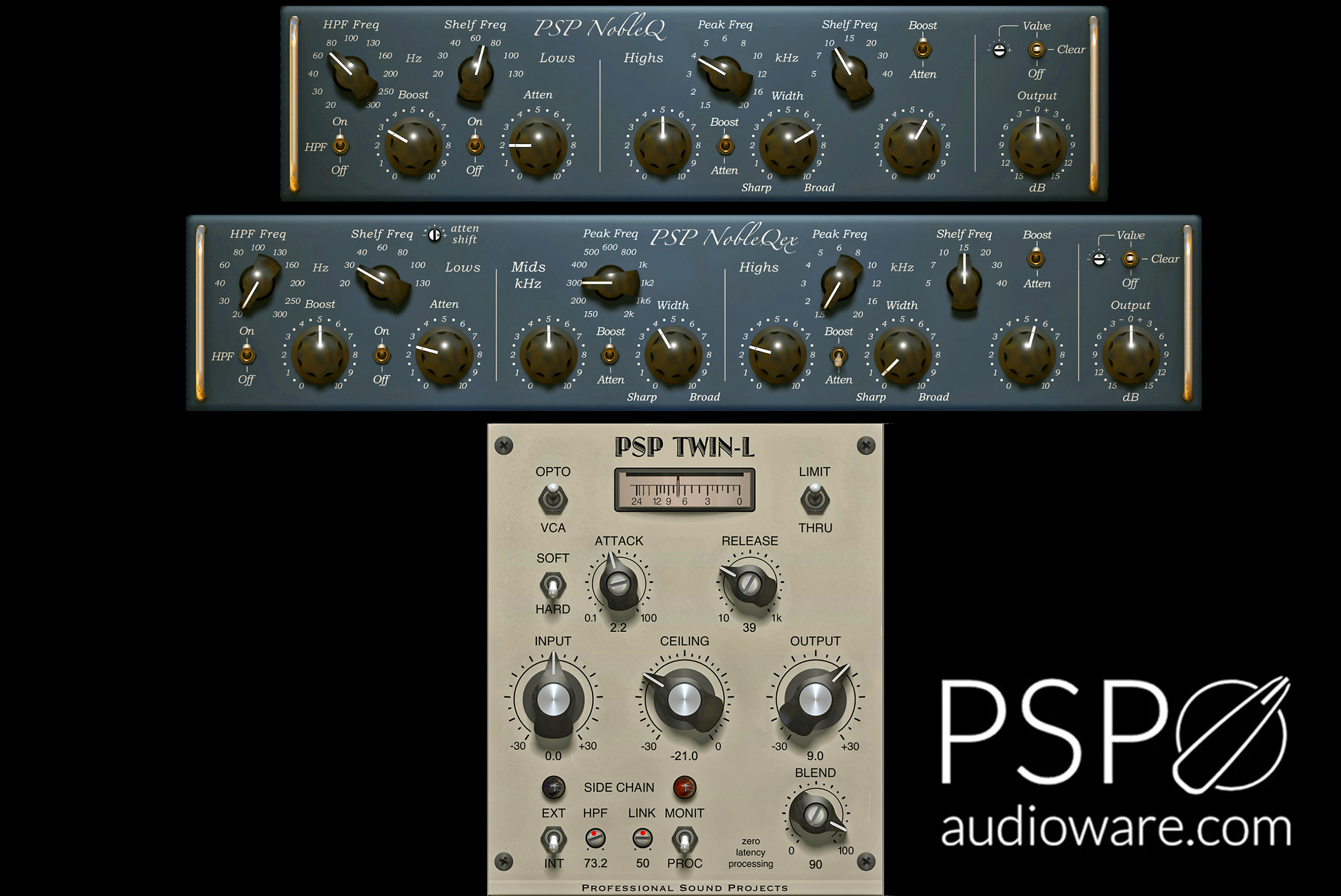 PSP Audioware NobleQ + NobleQex + Twin-L Bundle