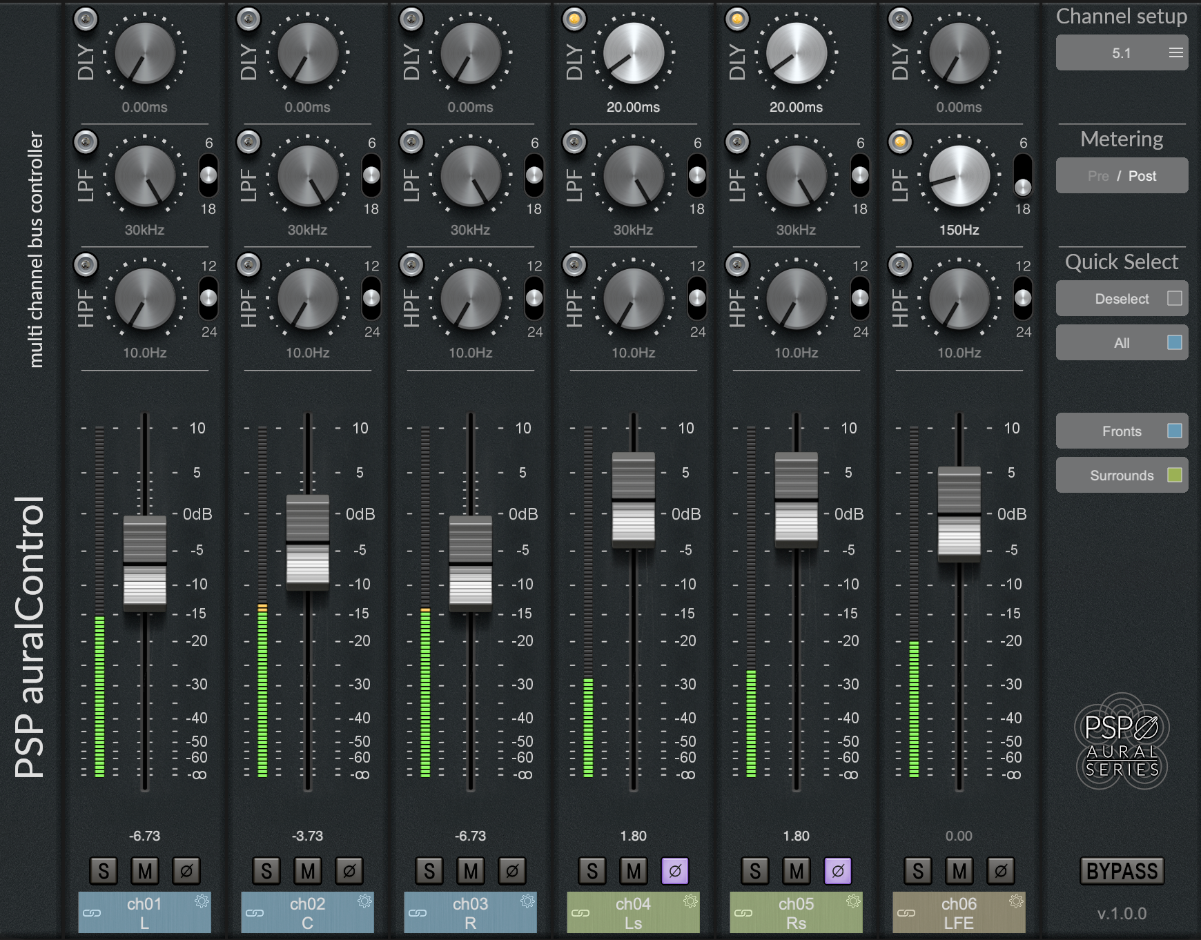 PSP Audioware PSP auralControl