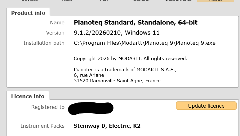 Modartt Pianoteq 9 Standard