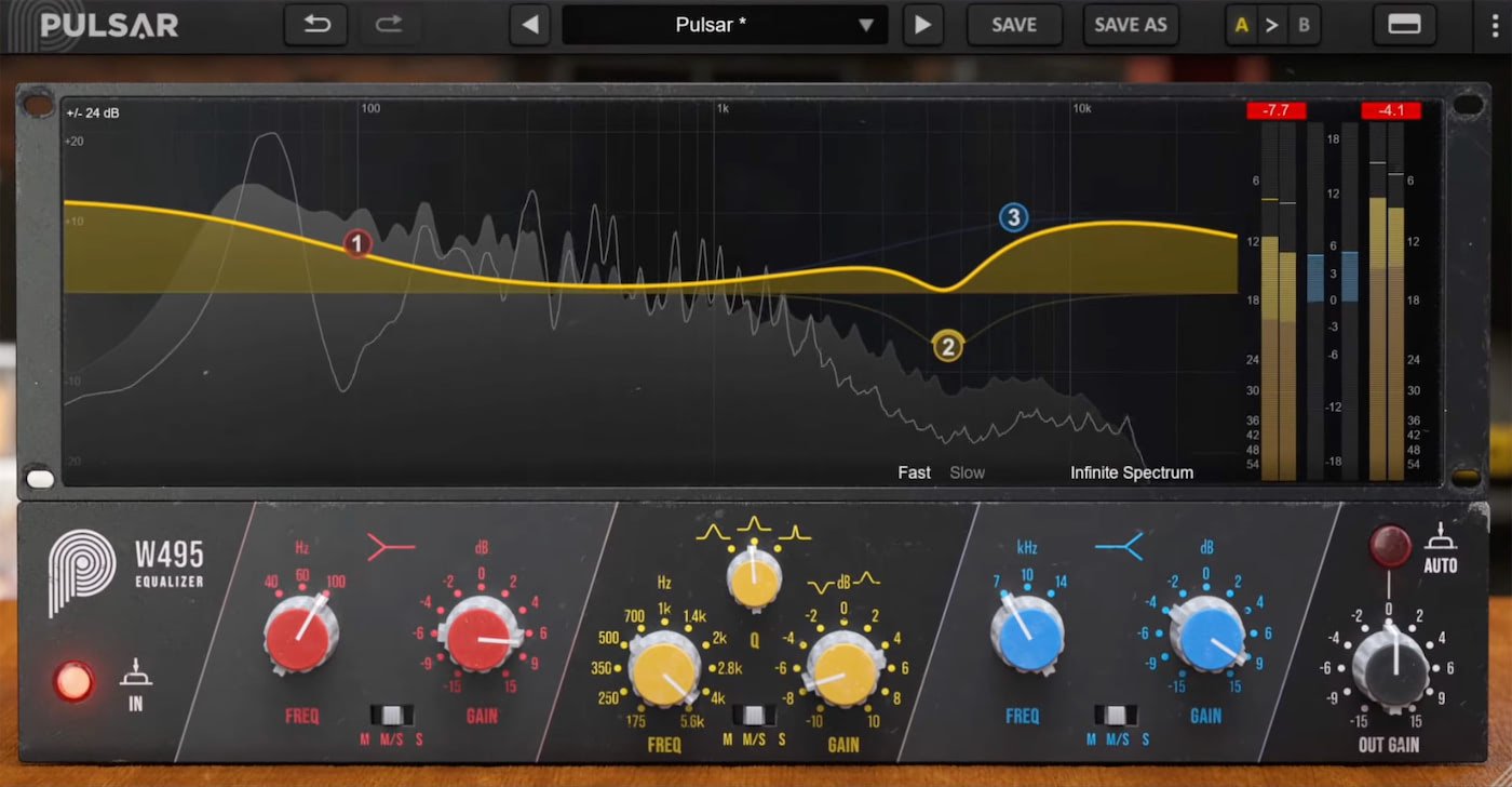 Pulsar Audio W495 Mastering EQ