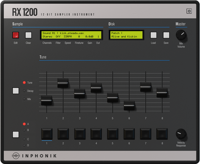 Inphonik RX1200 12-bit Sampler