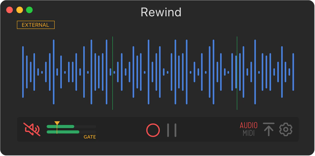 MonkeyC Audio Rewind