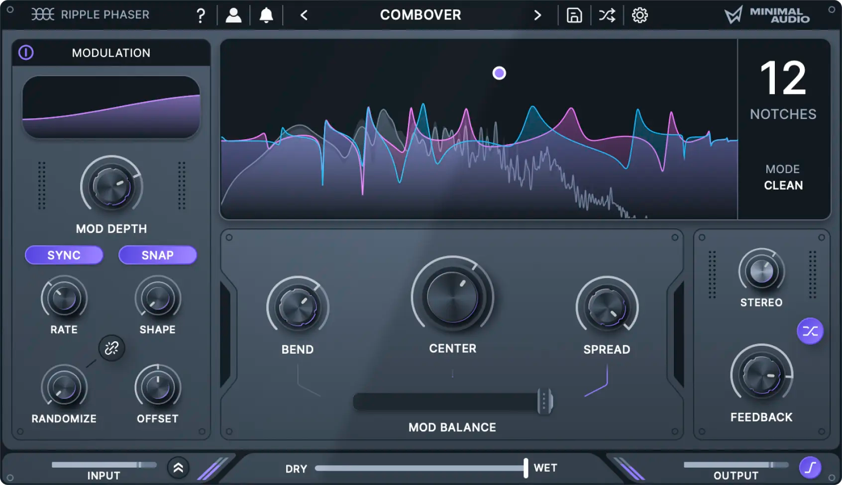 Minimal Audio Ripple Phaser