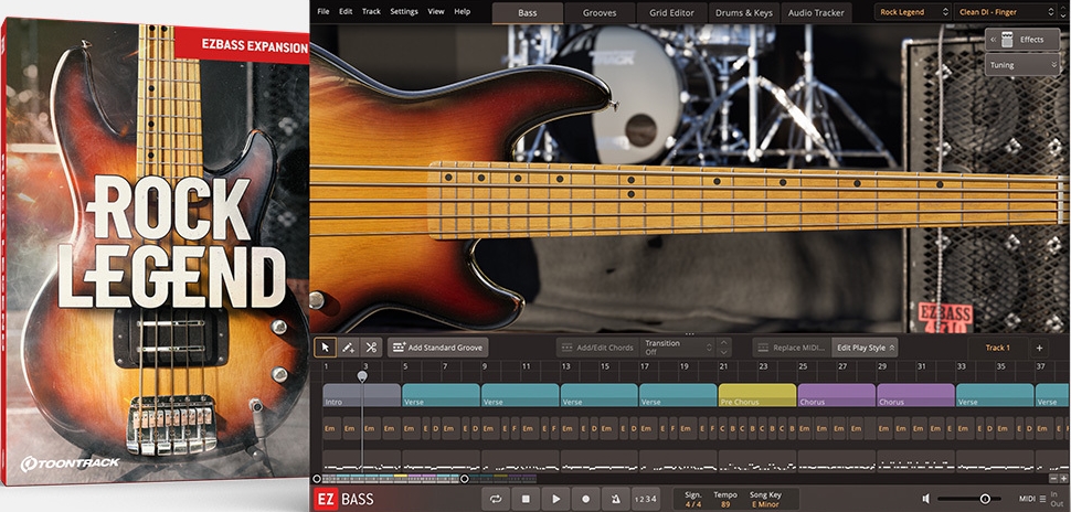 Toontrack Rock Legend   EBX