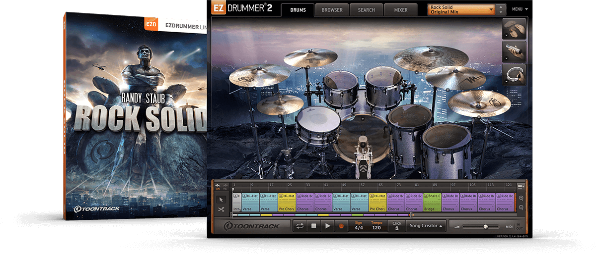 Toontrack EZX - Rock Solid