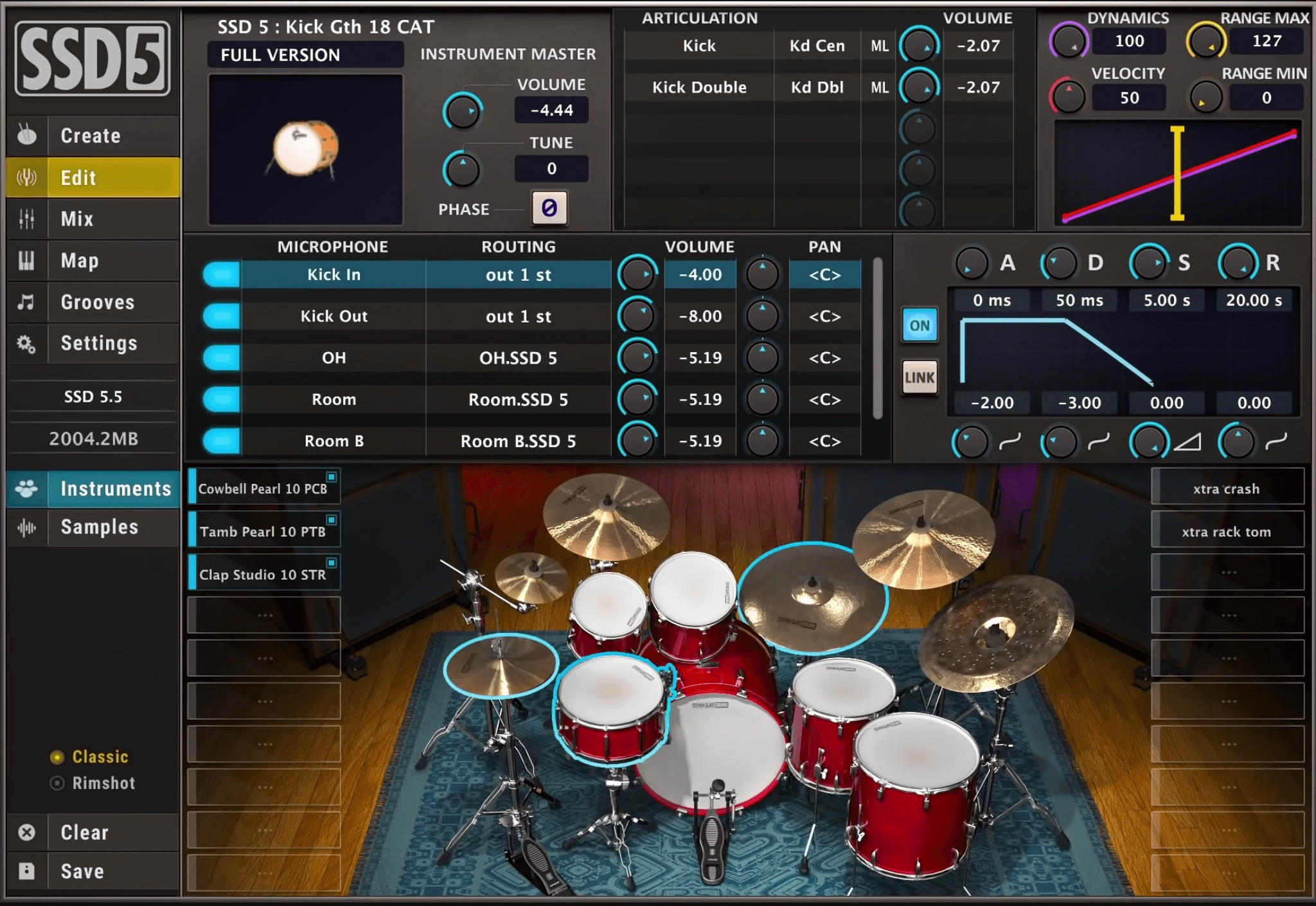 Steven Slate Audio Slate Drums |  SSD 5.5 Platinum (Latest Version)