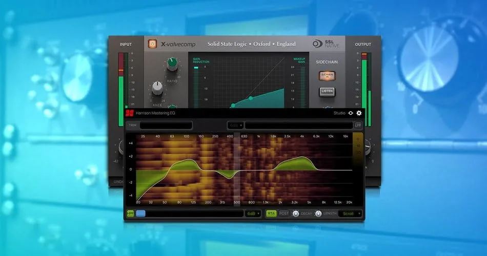 Solid State Logic Harrison Mastering EQ and SSL X-ValveComp