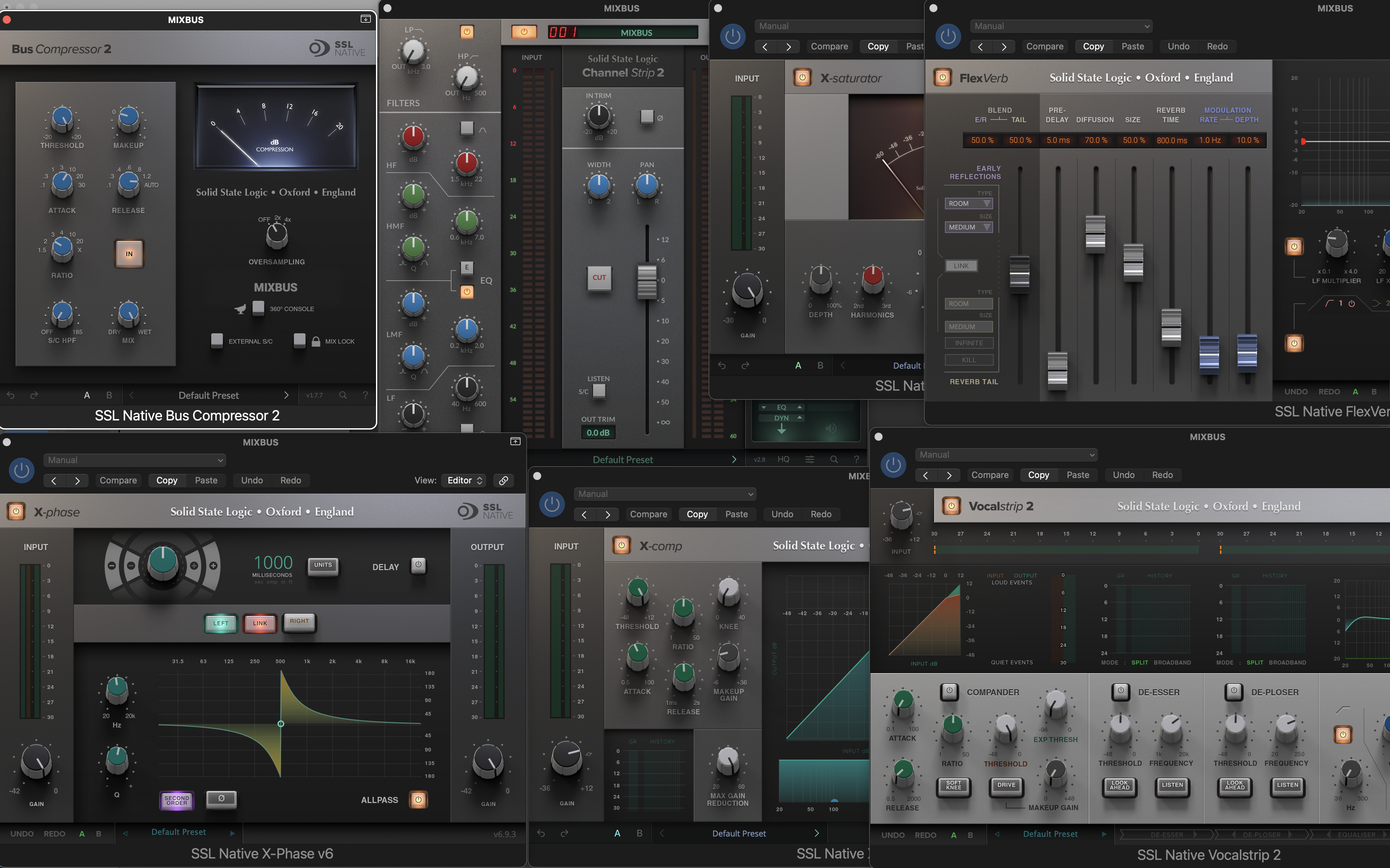 ssl SSL Bundle-Everything i own  (Bus Compressor 2,Cha