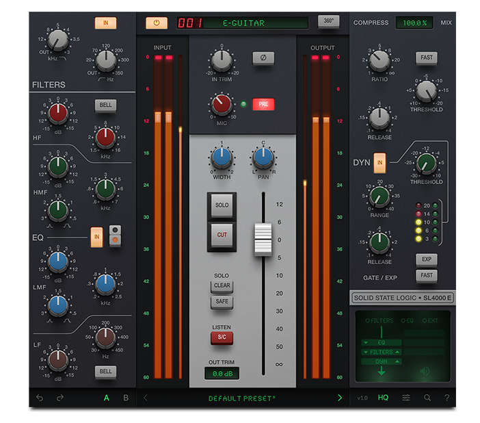 SSL 4K E Channel Strip