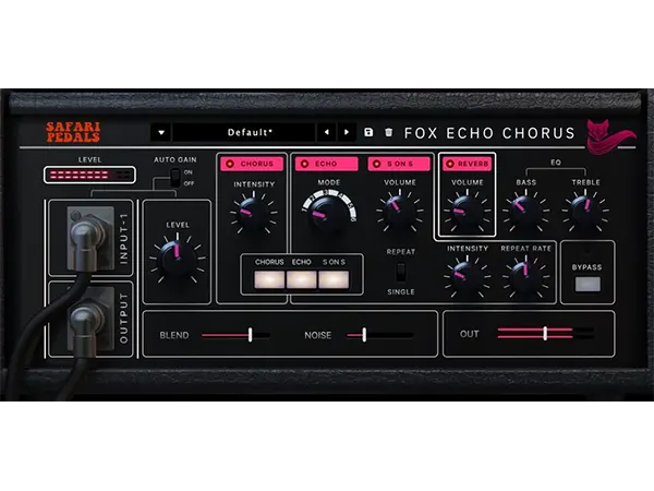 Safari Pedals Fox Echo Chorus