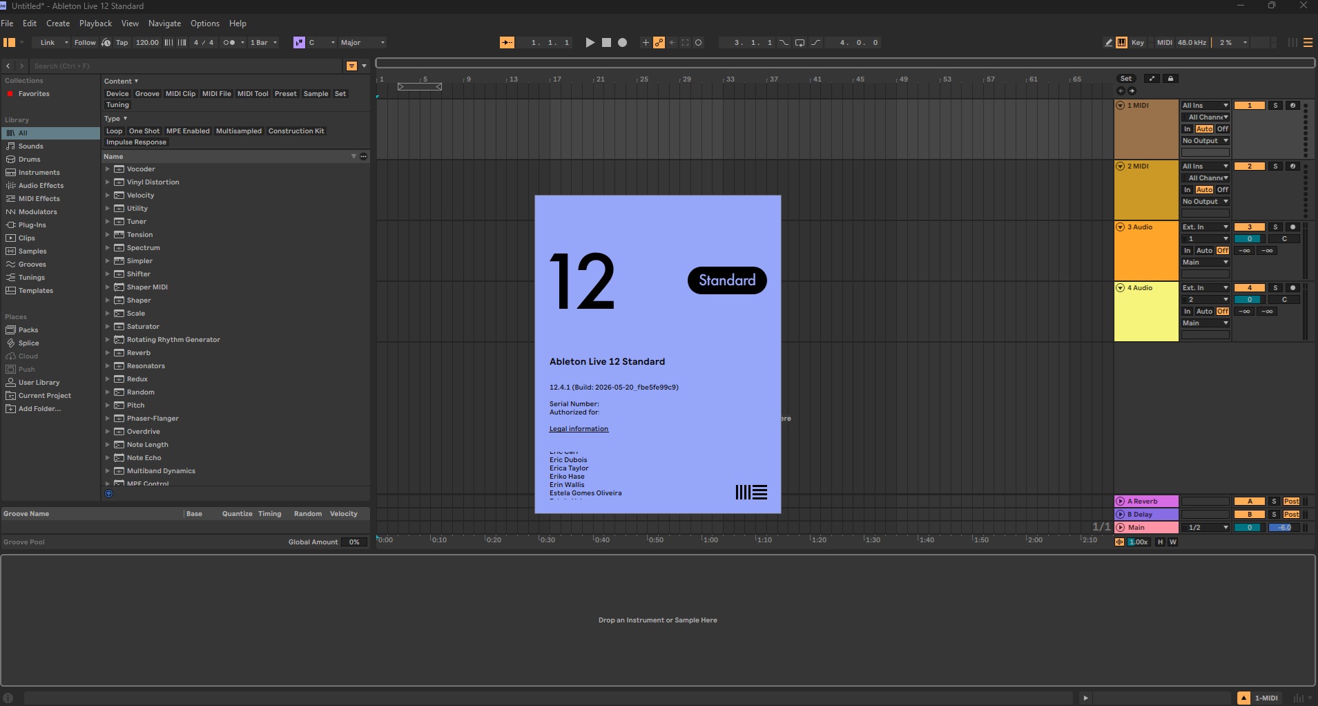 Ableton LIVE 12 STANDARD (EDU)