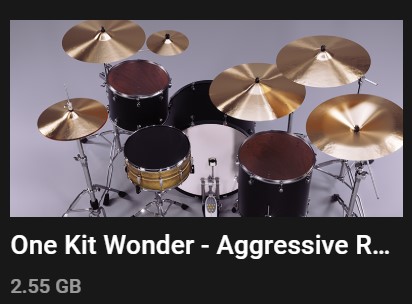 GetGood Drums One Kit Wonder: Aggressive Rock
