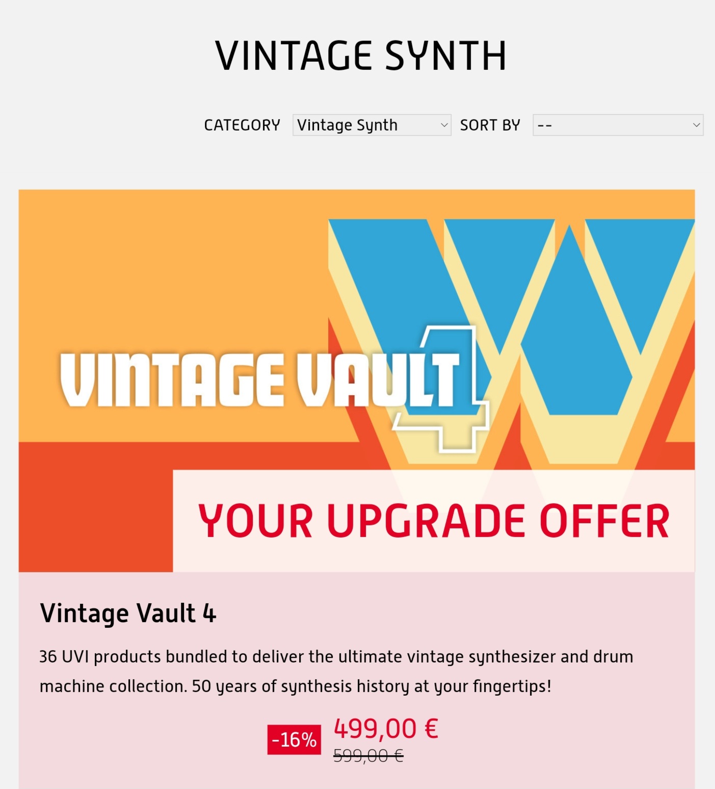 UVI vintage vault 4