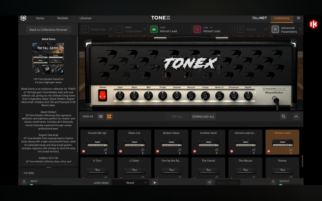 IK Multimedia TONEX Metal Gems Collection by IK Multimedia