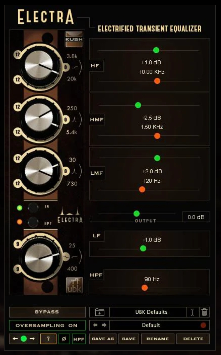 Kush Electra DSP plugin